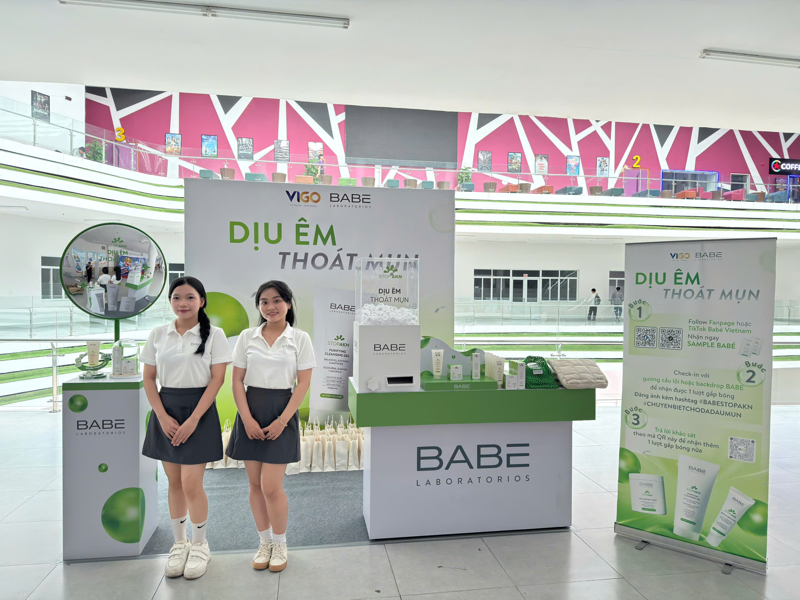 Nhân sự tại booth BABÉ