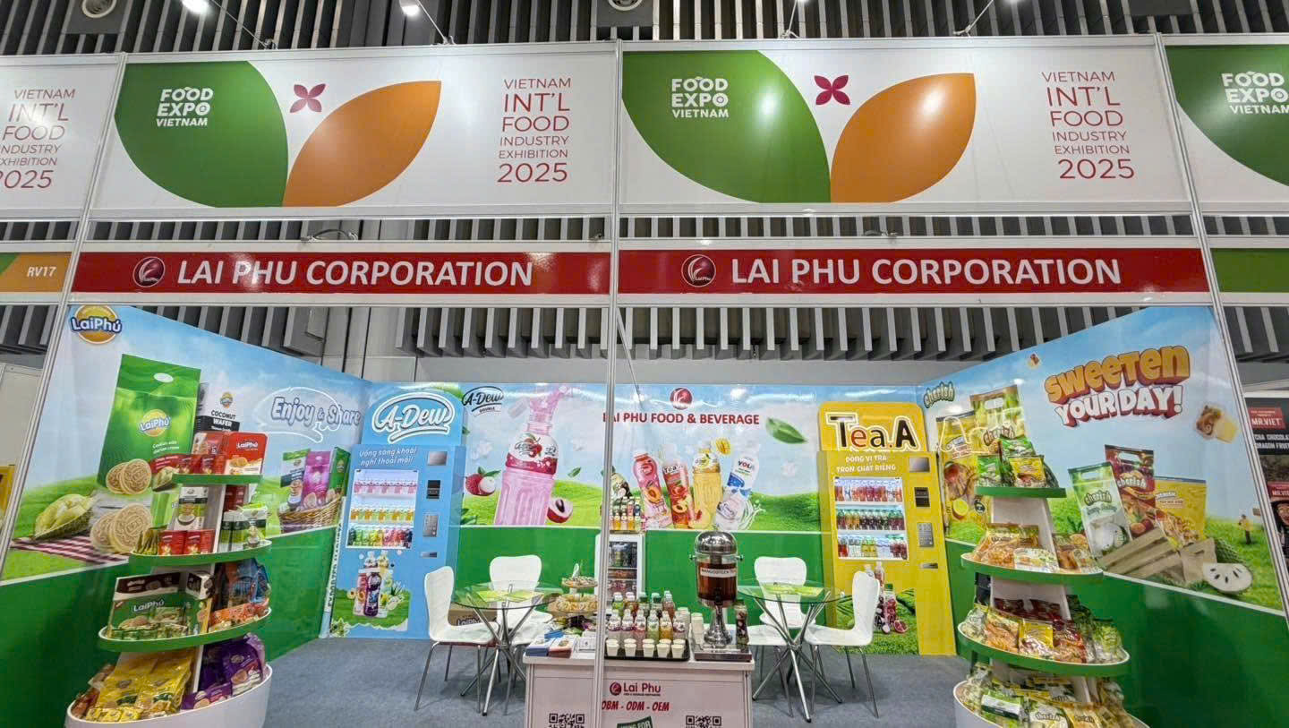 Sản xuất & thi công sự kiện cho Cty Lai Phú Food