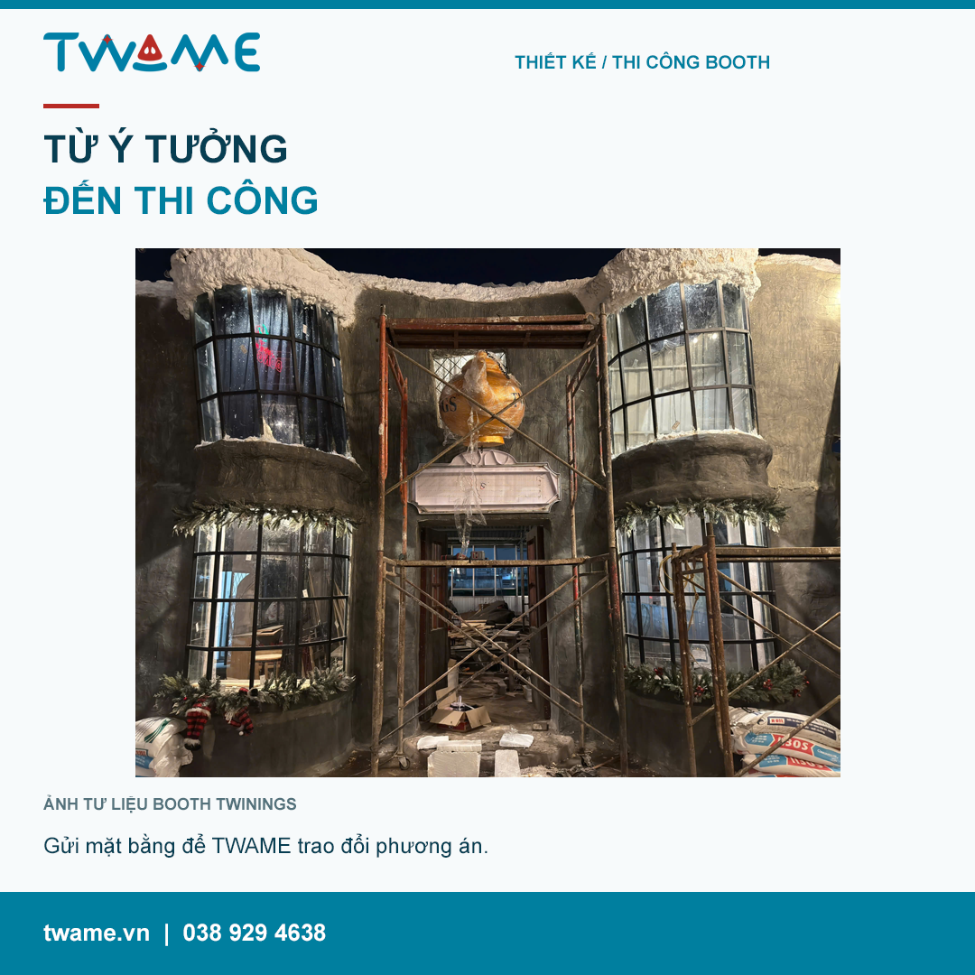 Thiết kế booth sự kiện: đồng bộ bối cảnh, nhận diện và ánh sáng